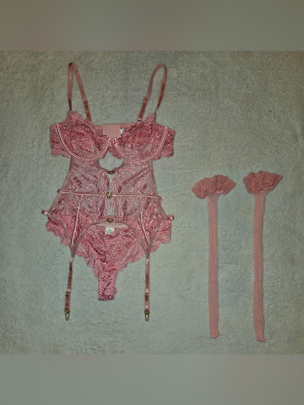 SHEIN Pink Lingerie Bundle